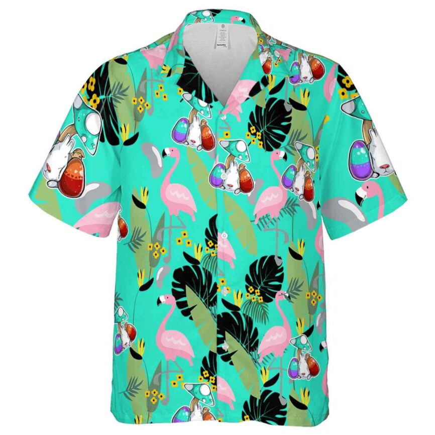 Easter Pink Flamingo Hawaiian Shirt Fashion forward