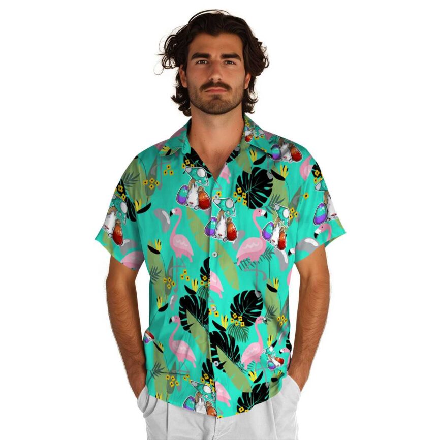 Easter Pink Flamingo Hawaiian Shirt New Arrival
