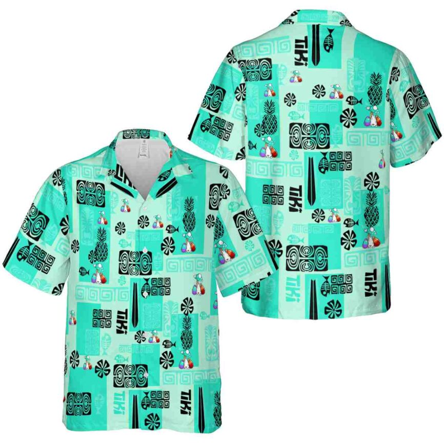 Easter Tiki Motifs Hawaiian Shirt Premium grade
