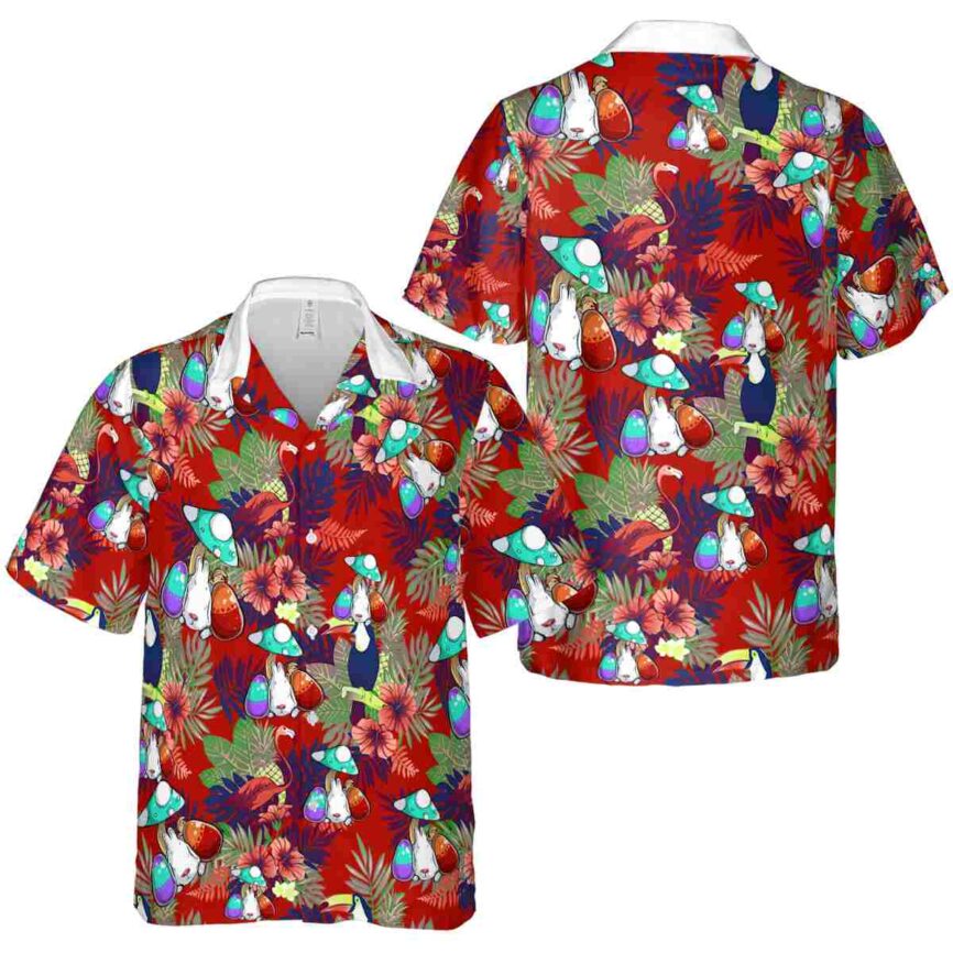 Easter Tropical Bird Hawaiian Shirt Premium grade