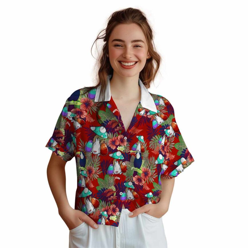 Easter Tropical Bird Hawaiian Shirt Top rated