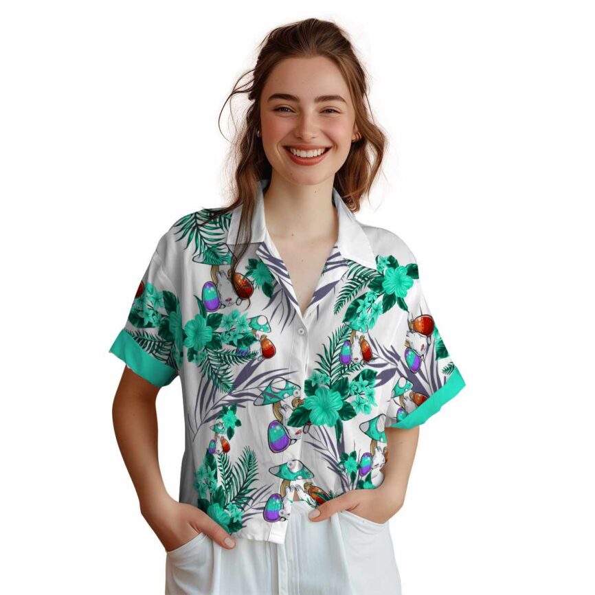 Easter US Flag Floral Hawaiian Shirt Top rated
