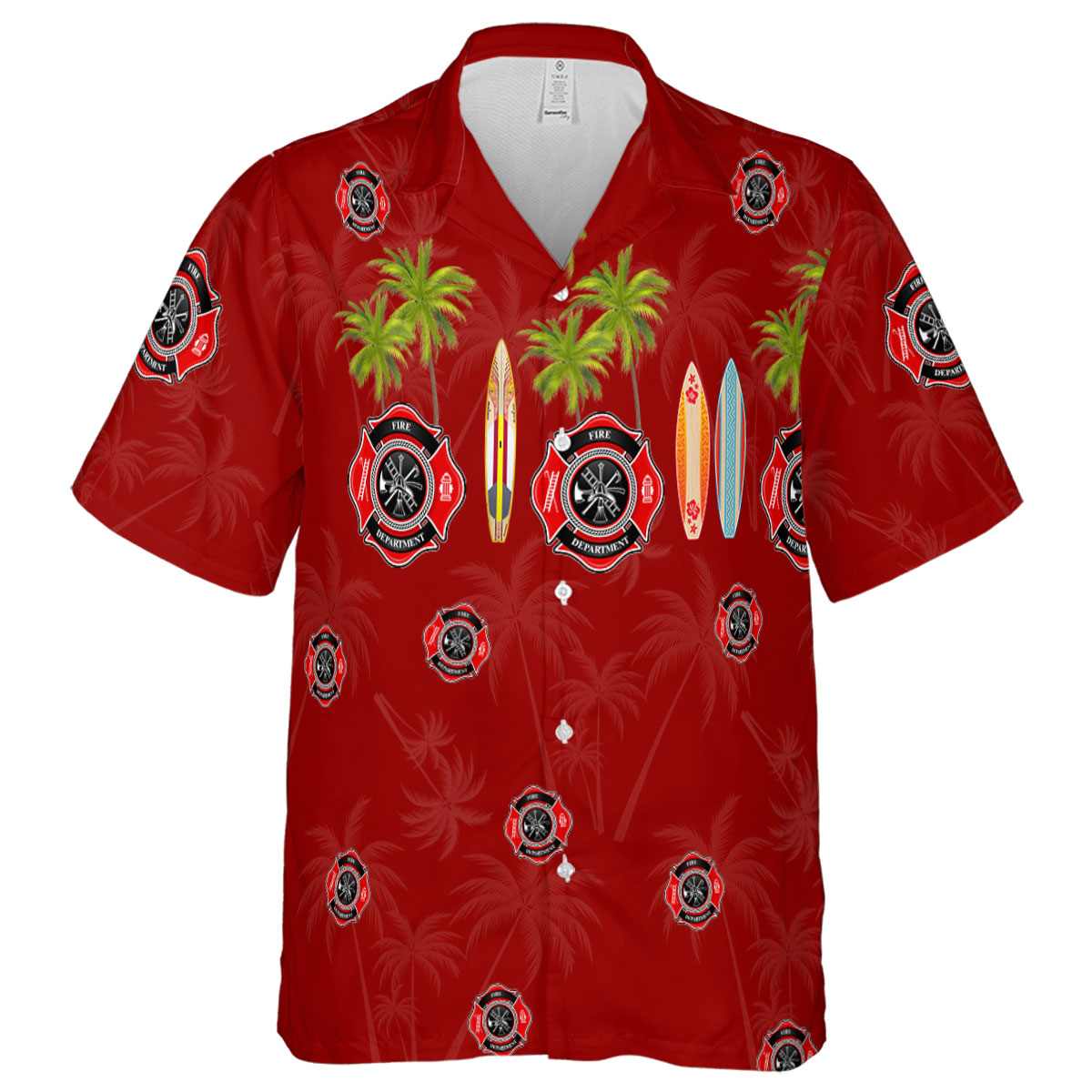 Firefighter Island Theme Hawaiian Shirt Fashion forward Firefighter Island Theme Hawaiian Shirt Fashion forward