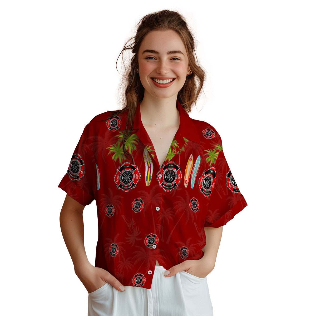 Firefighter Island Theme Hawaiian Shirt Top rated Firefighter Island Theme Hawaiian Shirt Top rated