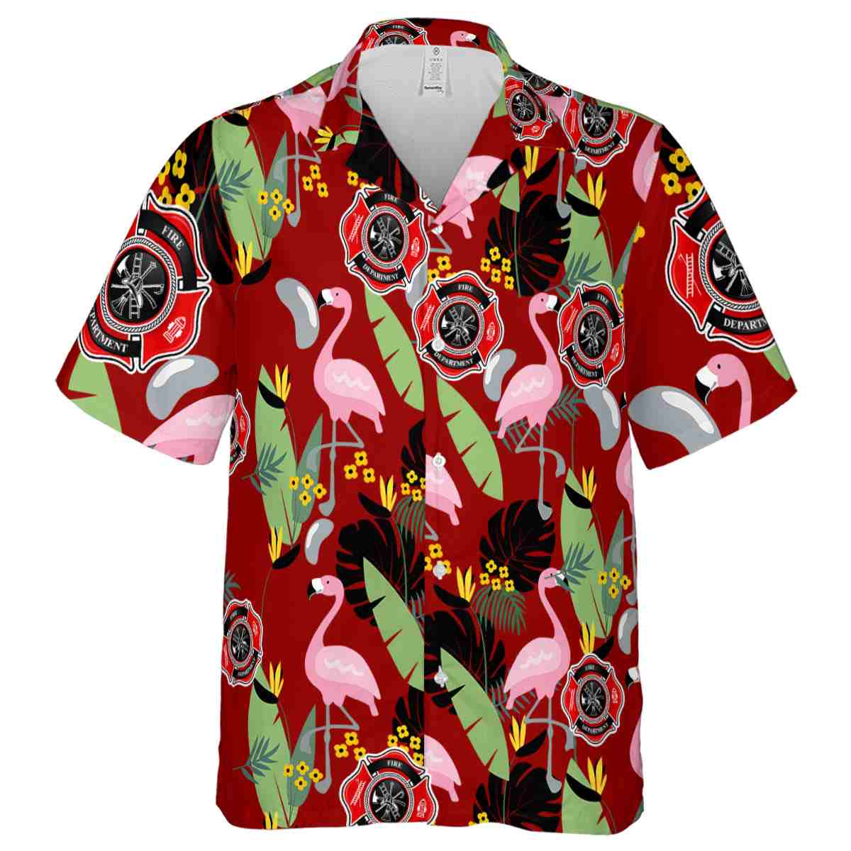 Firefighter Pink Flamingo Hawaiian Shirt Fashion forward Firefighter Pink Flamingo Hawaiian Shirt Fashion forward