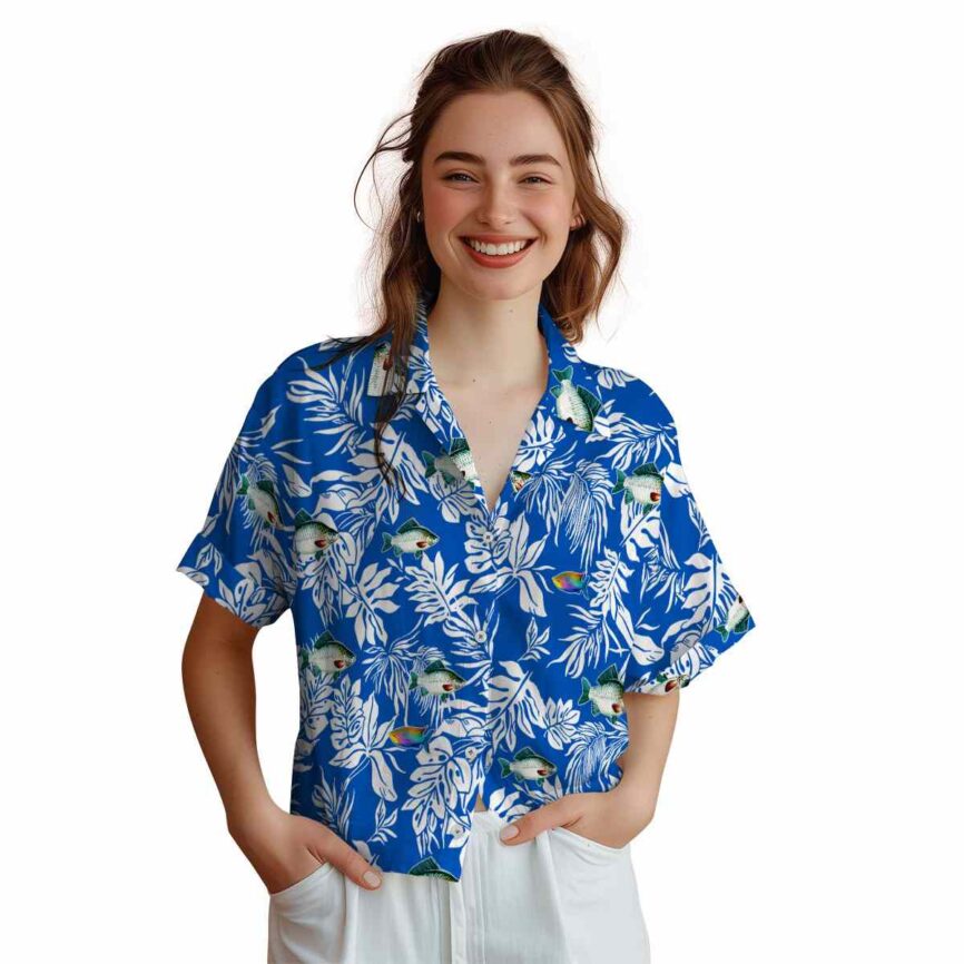 Fish Bold Foliage Hawaiian Shirt Top rated