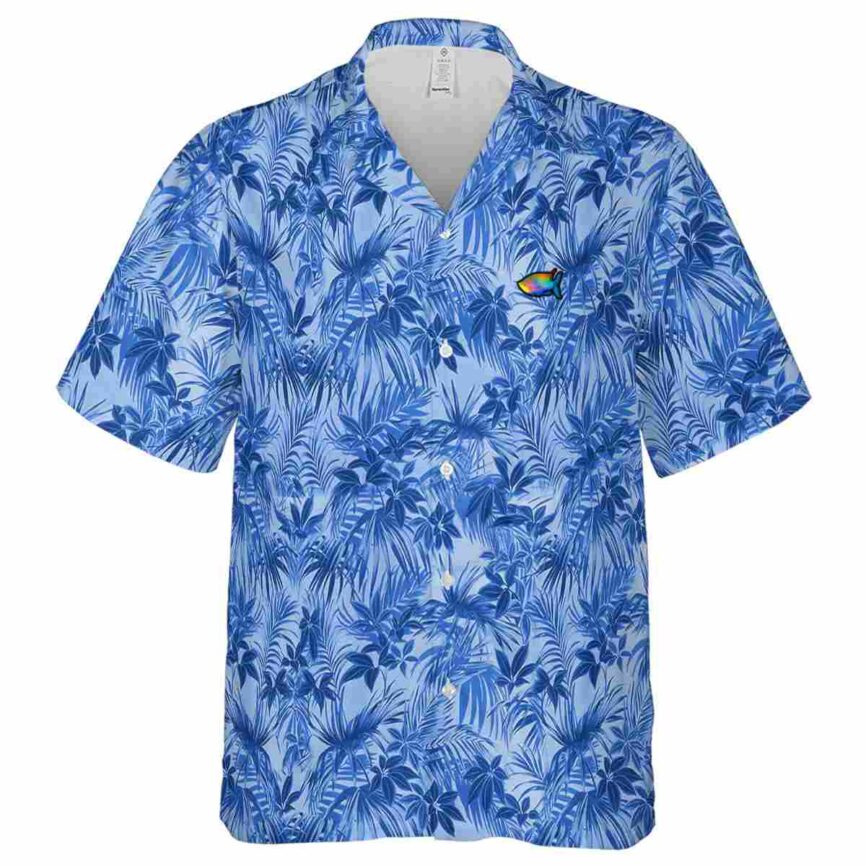 Fish Foliage Print Hawaiian Shirt Fashion forward