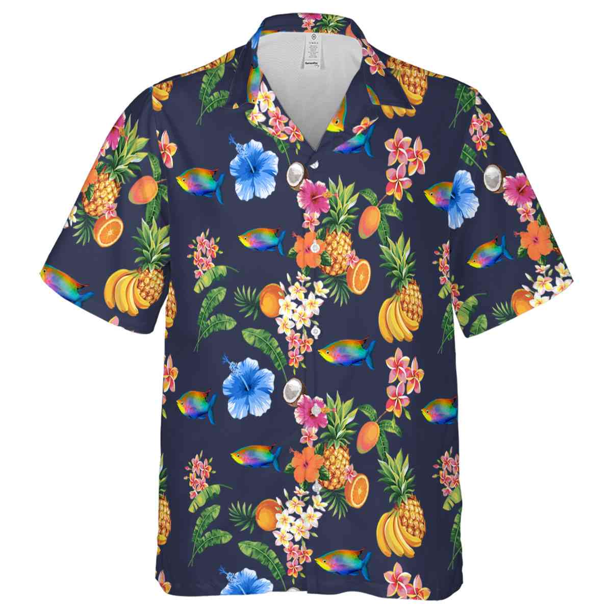 Fish Fruit Pattern Hawaiian Shirt Fashion forward Fish Fruit Pattern Hawaiian Shirt Fashion forward