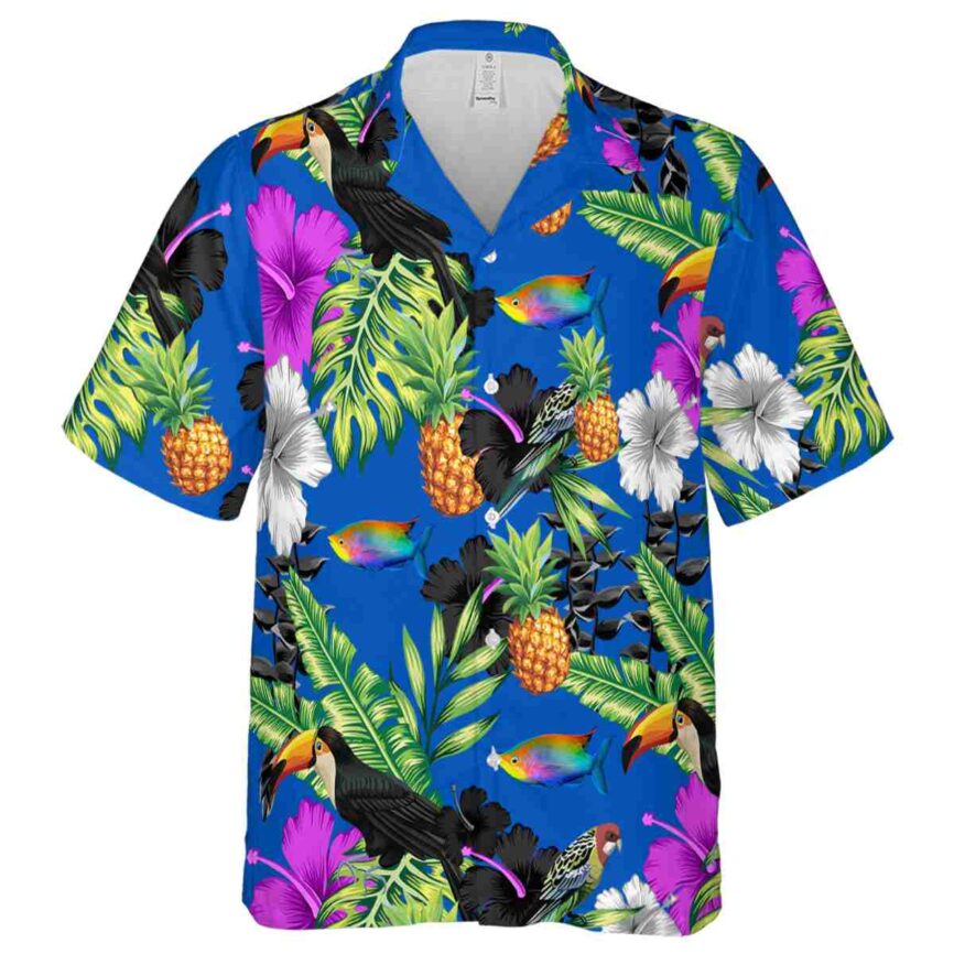 Fish Leafy Toucan Hawaiian Shirt Fashion forward