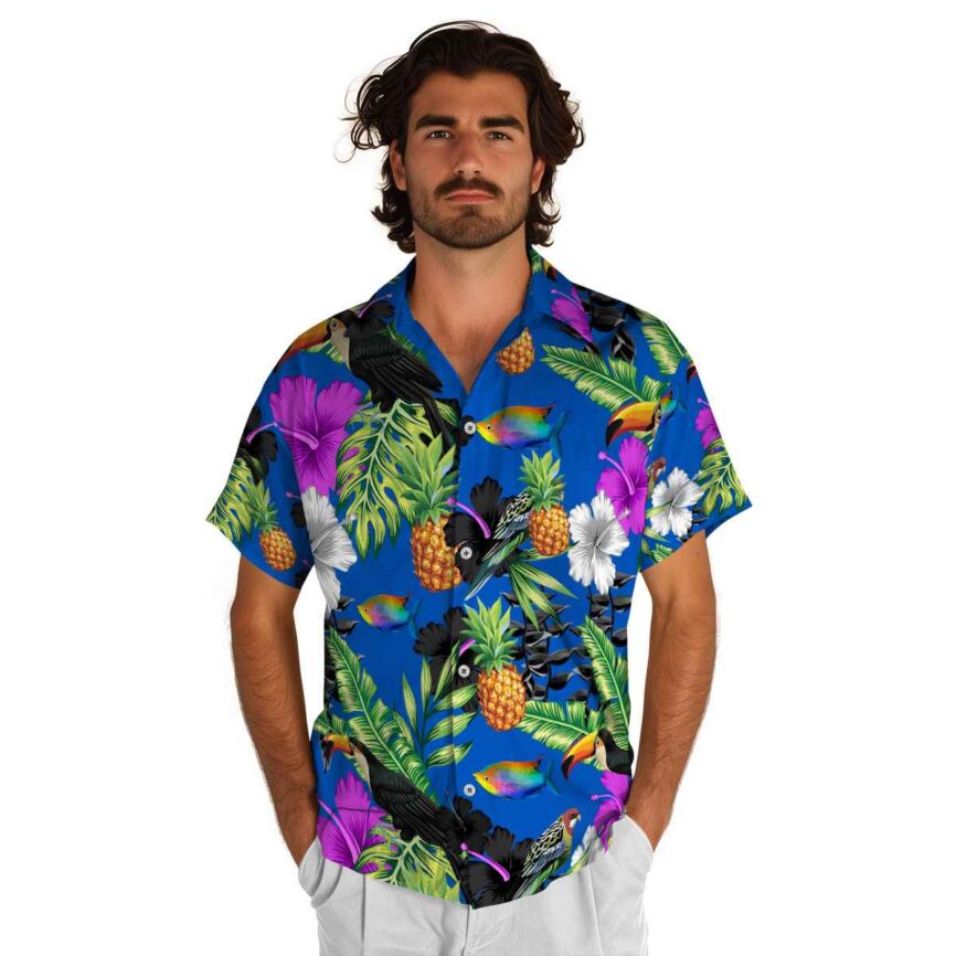 Fish Leafy Toucan Hawaiian Shirt New Arrival