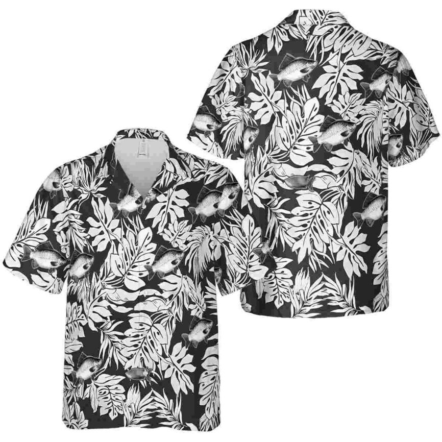 Fish Monstera Foliage Hawaiian Shirt Premium grade