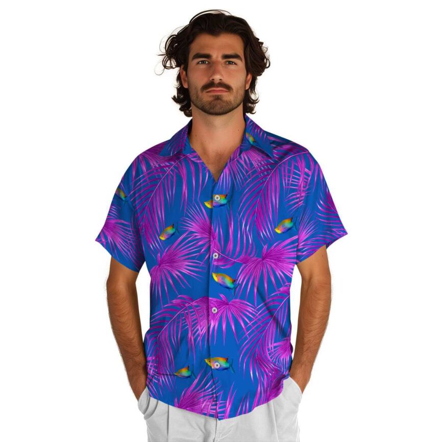 Fish Palm Frond Hawaiian Shirt New Arrival