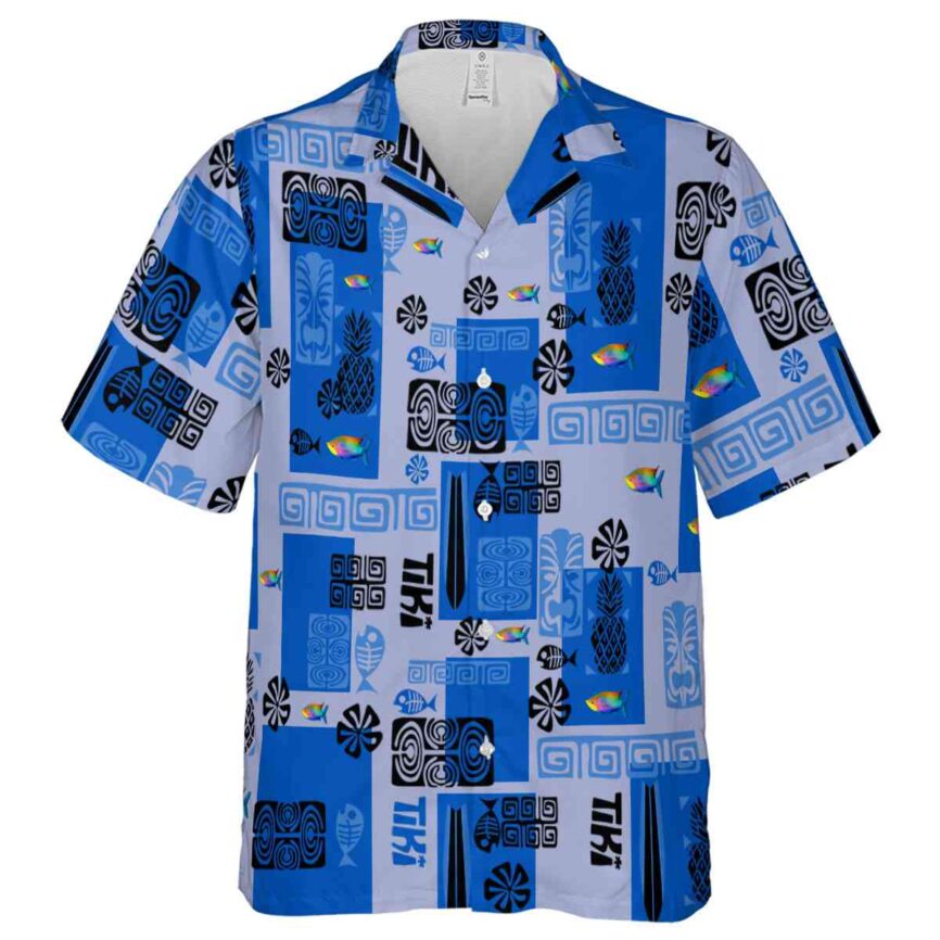 Fish Tiki Motifs Hawaiian Shirt Fashion forward