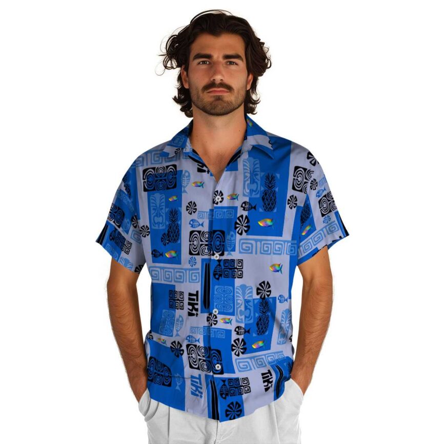 Fish Tiki Motifs Hawaiian Shirt New Arrival