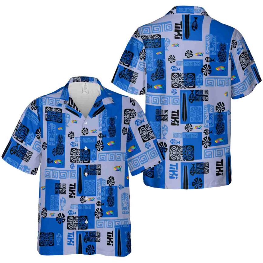 Fish Tiki Motifs Hawaiian Shirt Premium grade