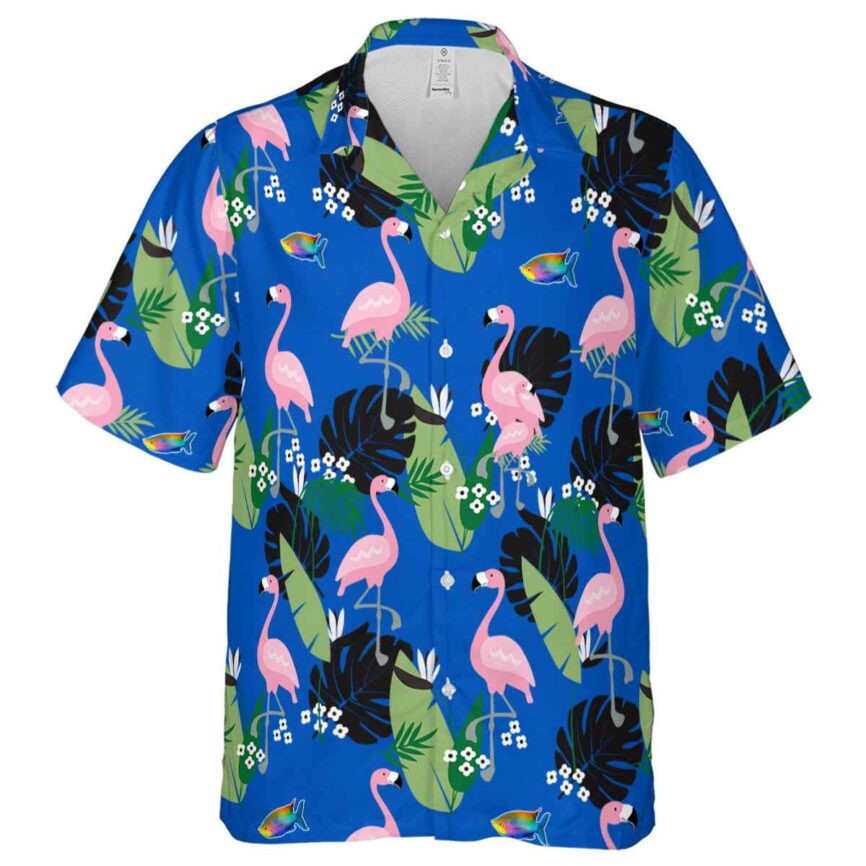 Fish Tropical Flamingo Hawaiian Shirt Fashion forward