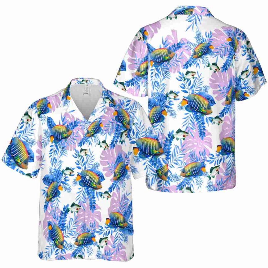Fish Tropical Fronds Hawaiian Shirt Premium grade