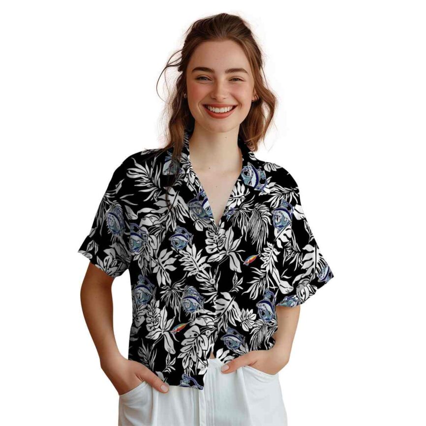 Fishing Bold Foliage Hawaiian Shirt Top rated