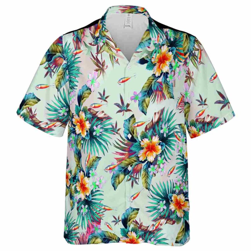 Fishing Floral Burst Hawaiian Shirt Fashion forward