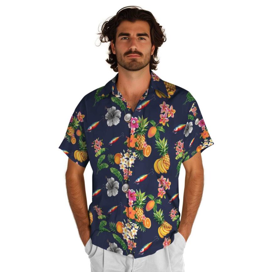 Fishing Fruit Pattern Hawaiian Shirt New Arrival