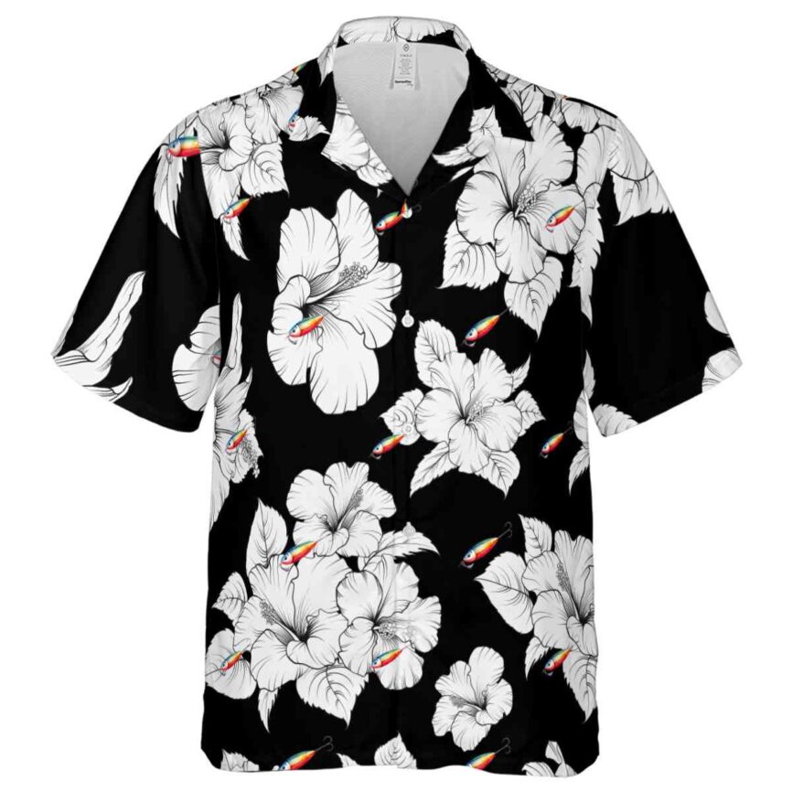 Fishing Hibiscus Flower Hawaiian Shirt Fashion forward