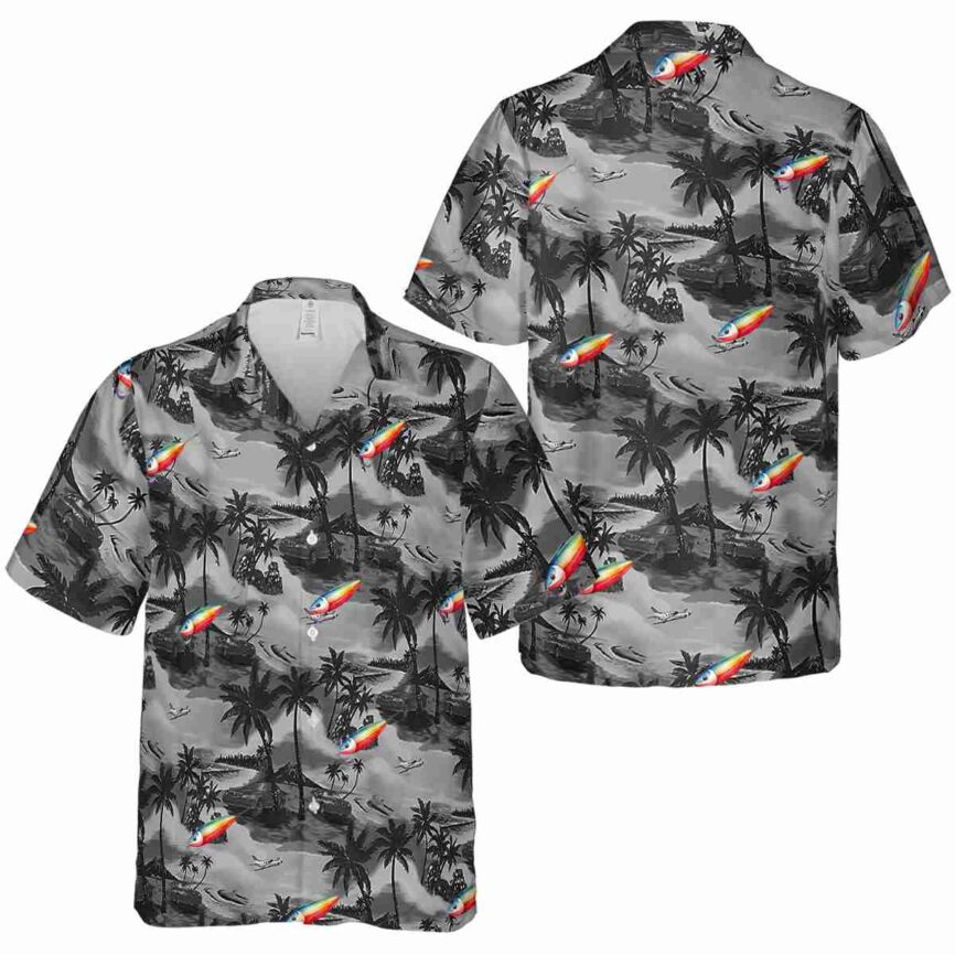 Fishing Island Beach Hawaiian Shirt Premium grade