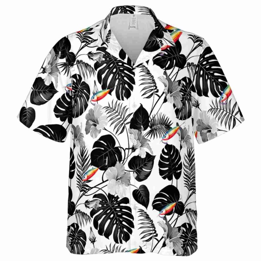 Fishing Leaf Pattern Hawaiian Shirt Fashion forward