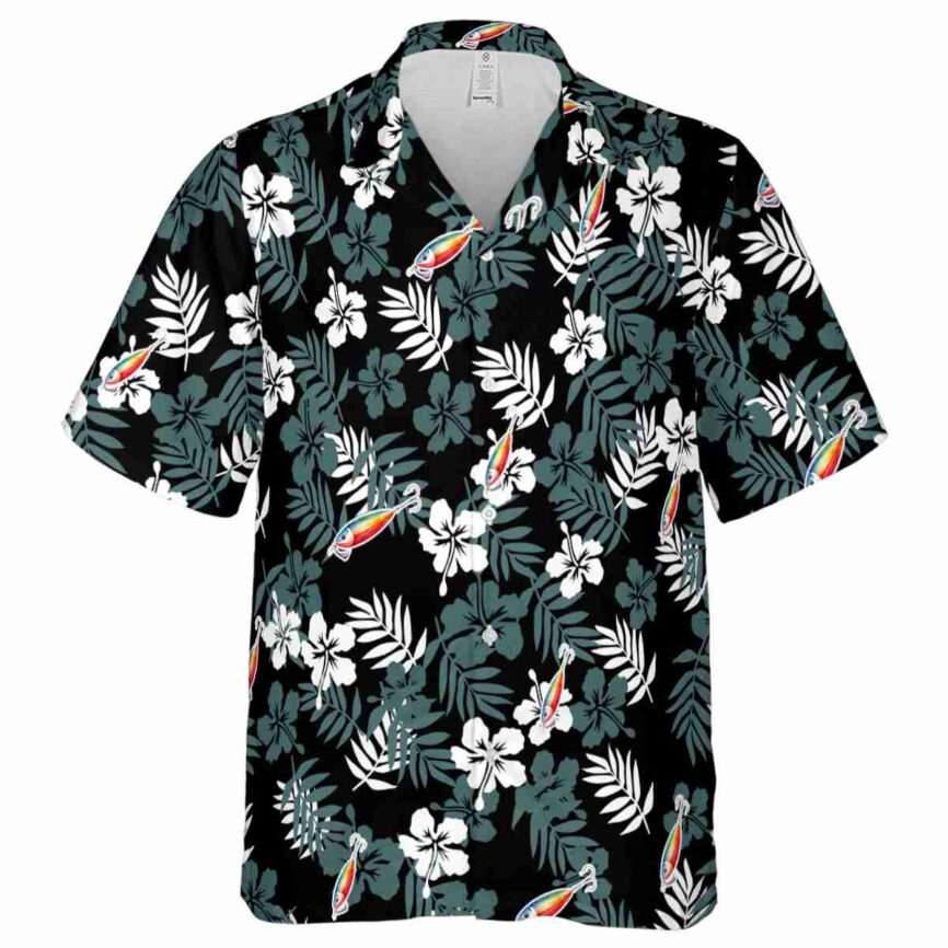 Fishing Leafy Hibiscus Hawaiian Shirt Fashion forward