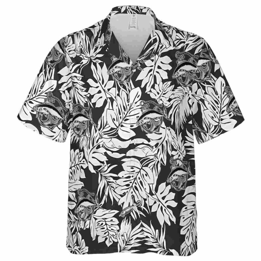 Fishing Monstera Foliage Hawaiian Shirt Fashion forward
