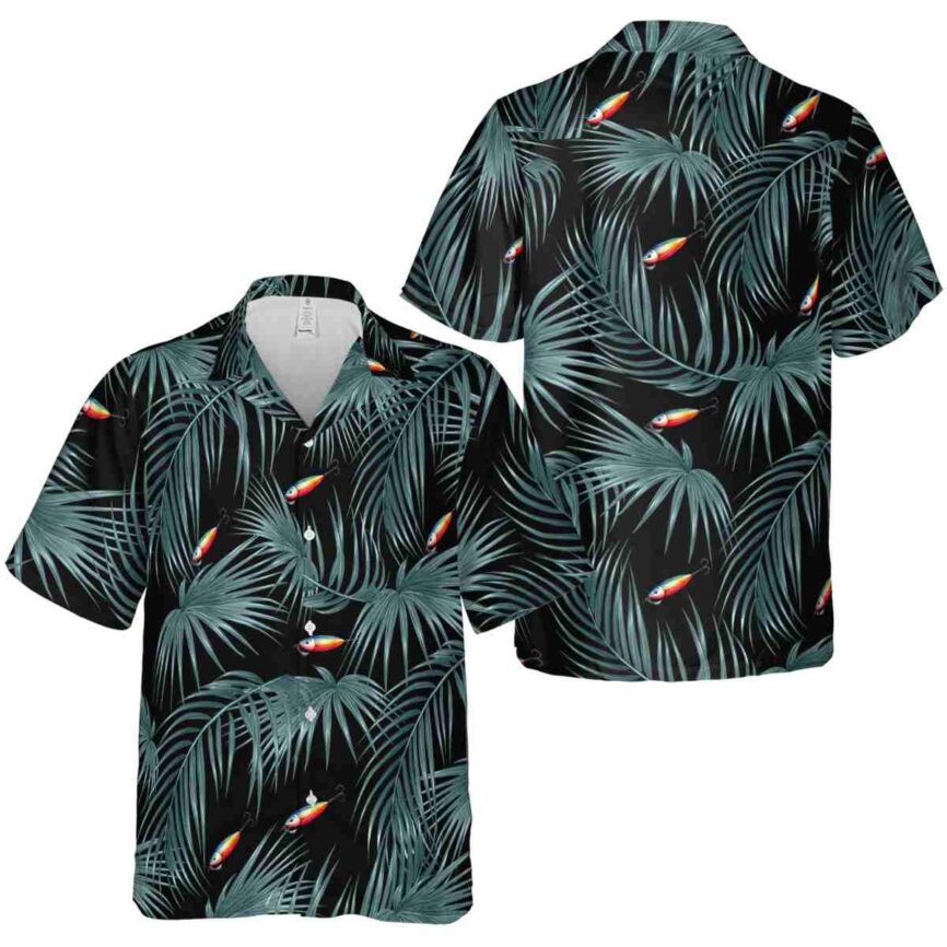 Fishing Palm Frond Hawaiian Shirt Premium grade