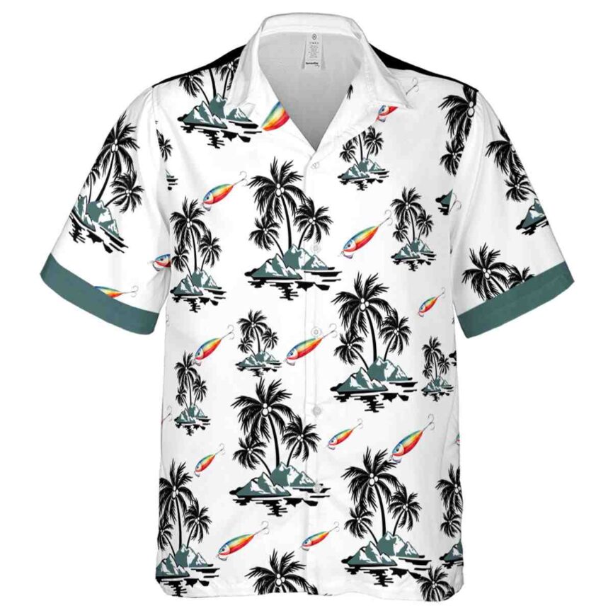 Fishing Palm Island Graphic Hawaiian Shirt Fashion forward