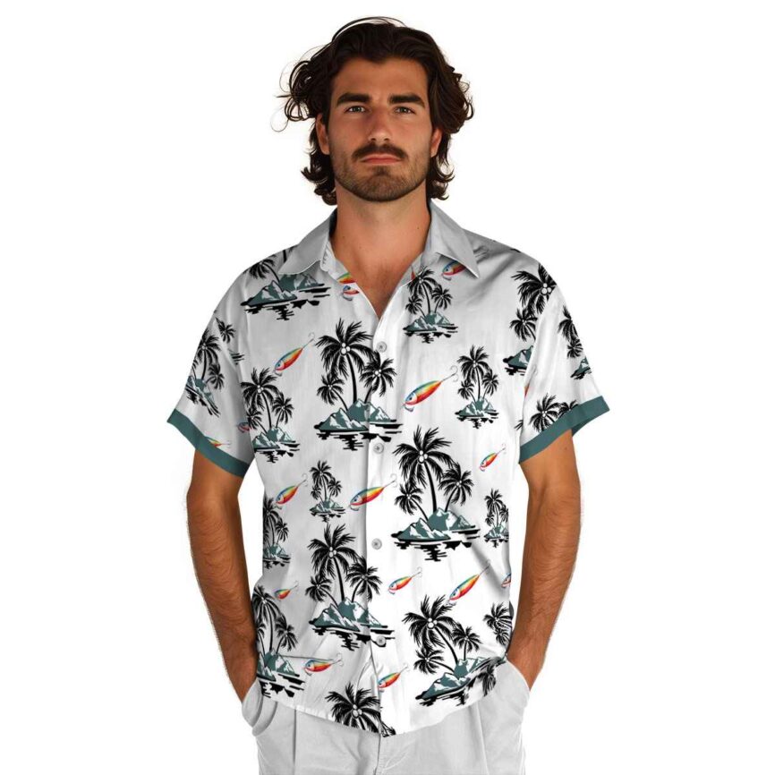 Fishing Palm Island Graphic Hawaiian Shirt New Arrival
