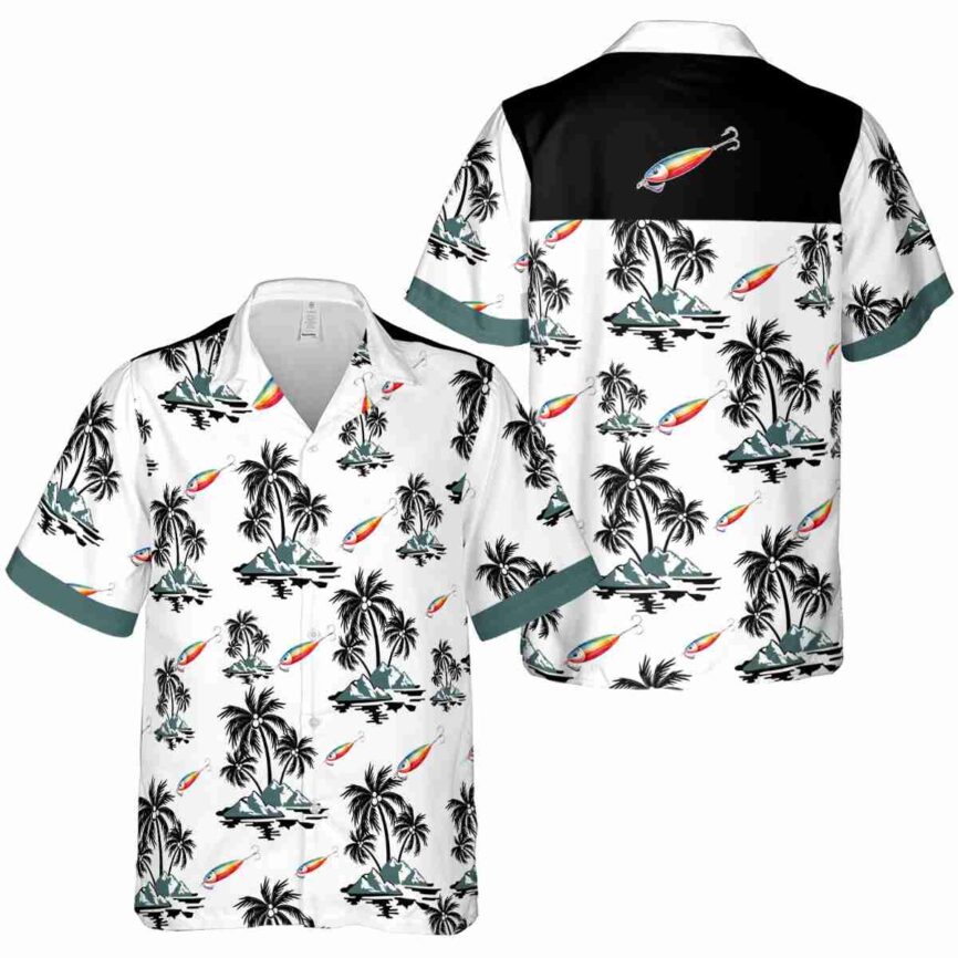 Fishing Palm Island Graphic Hawaiian Shirt Premium grade