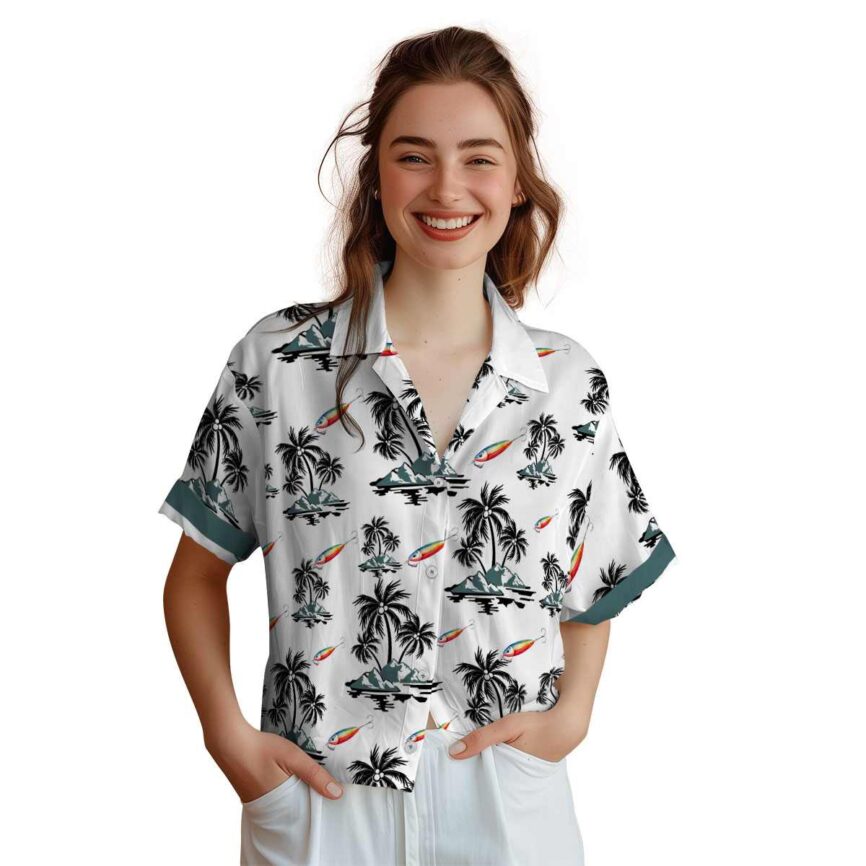 Fishing Palm Island Graphic Hawaiian Shirt Top rated