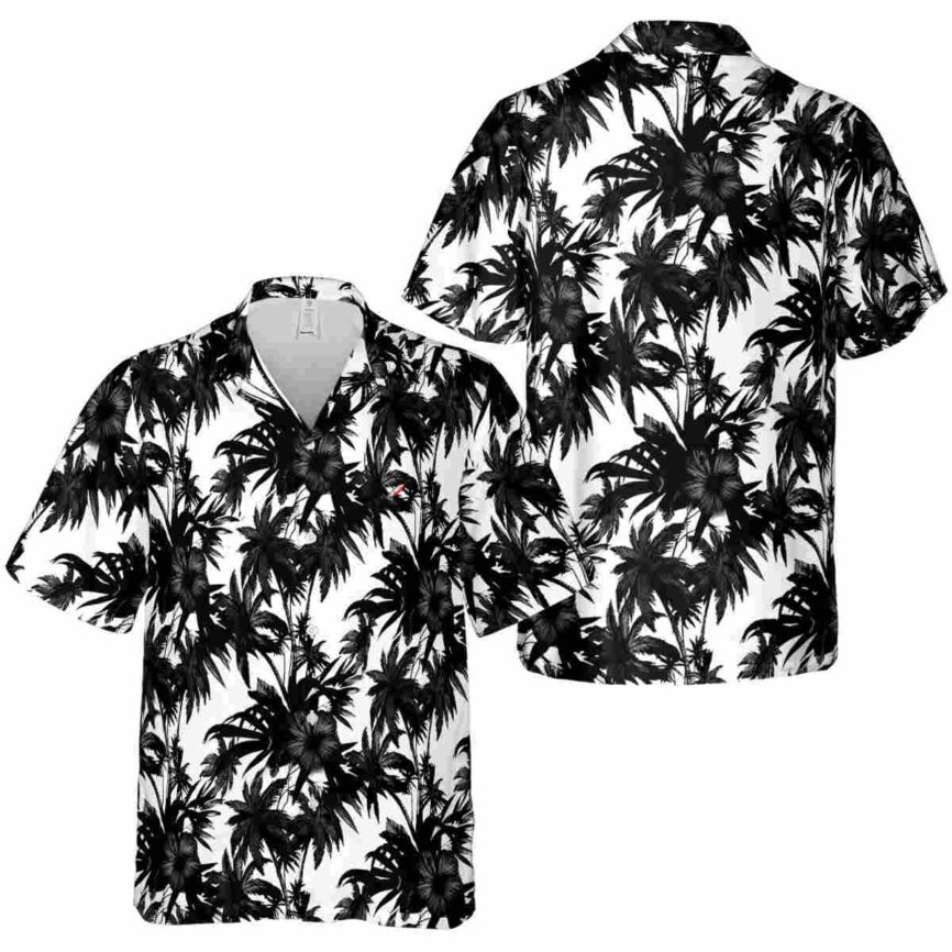 Fishing Palm Print Hawaiian Shirt Premium grade
