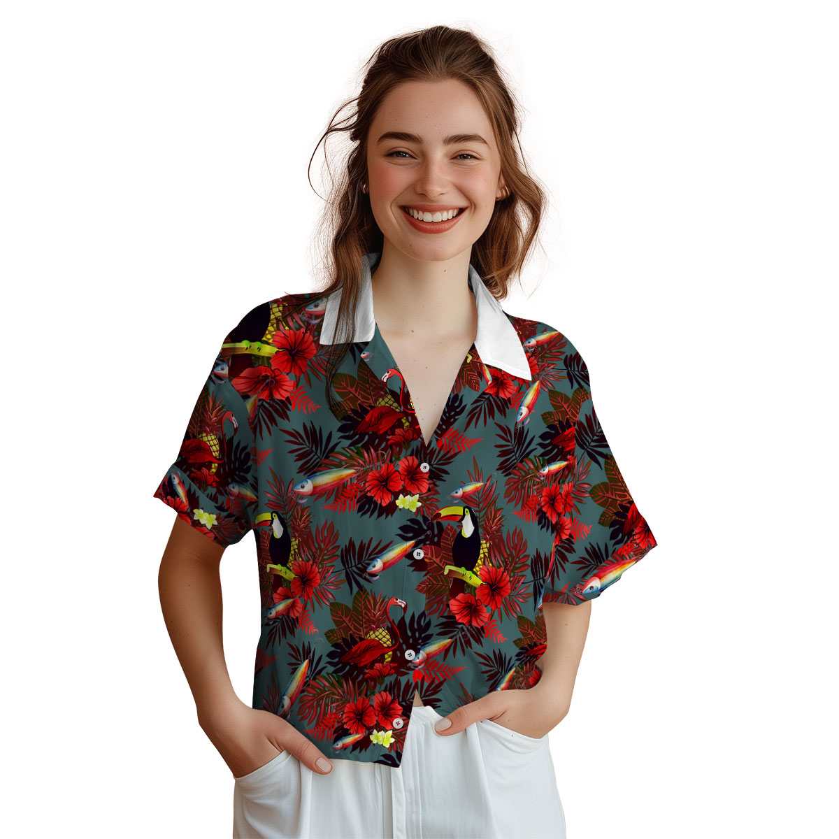 Fishing Tropical Bird Hawaiian Shirt Top rated Fishing Tropical Bird Hawaiian Shirt Top rated