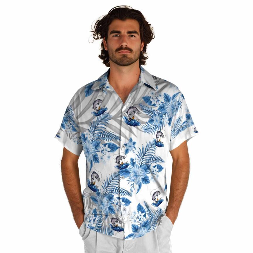 Fishing Tropical Blossom Hawaiian Shirt New Arrival