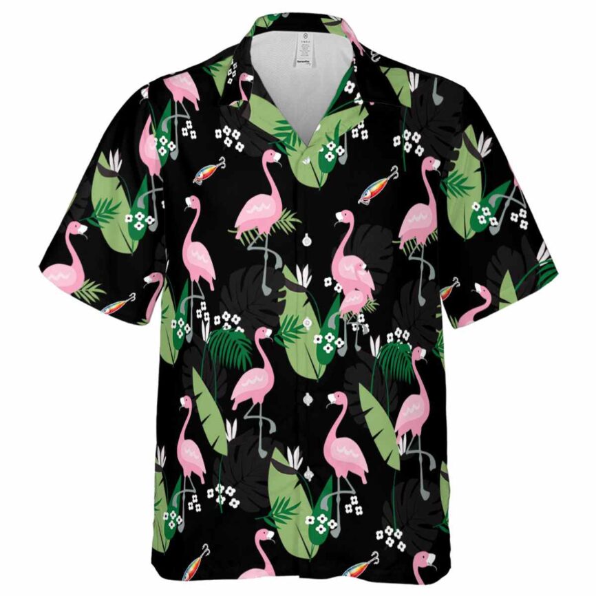 Fishing Tropical Flamingo Hawaiian Shirt Fashion forward