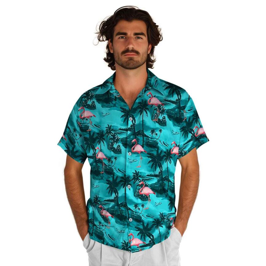 Flamingo Island Beach Hawaiian Shirt New Arrival