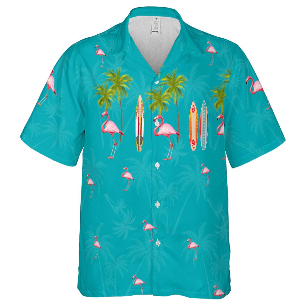 Flamingo Island Theme Hawaiian Shirt Fashion forward Flamingo Island Theme Hawaiian Shirt Fashion forward
