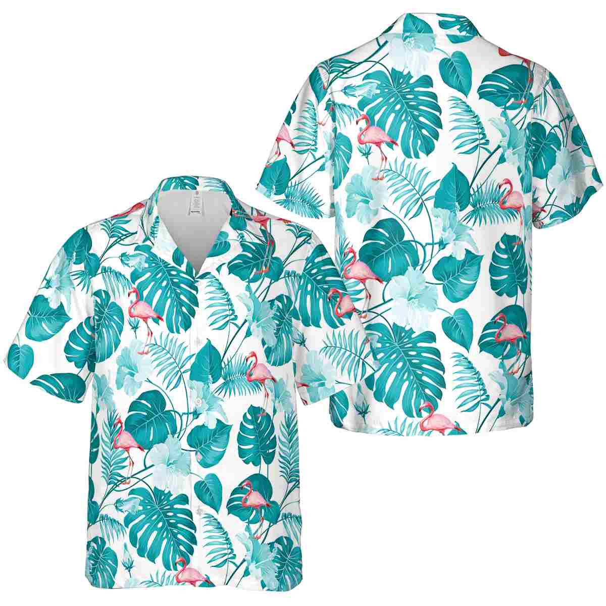 Flamingo Leaf Pattern Hawaiian Shirt Premium grade Flamingo Leaf Pattern Hawaiian Shirt Premium grade