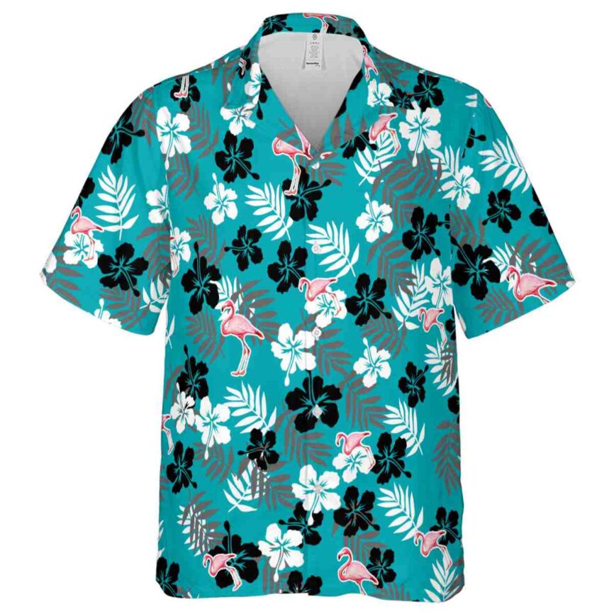 Flamingo Leafy Hibiscus Hawaiian Shirt Fashion forward