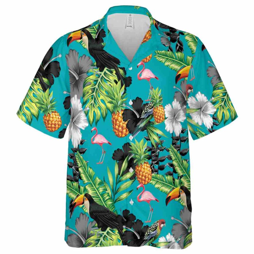 Flamingo Leafy Toucan Hawaiian Shirt Fashion forward