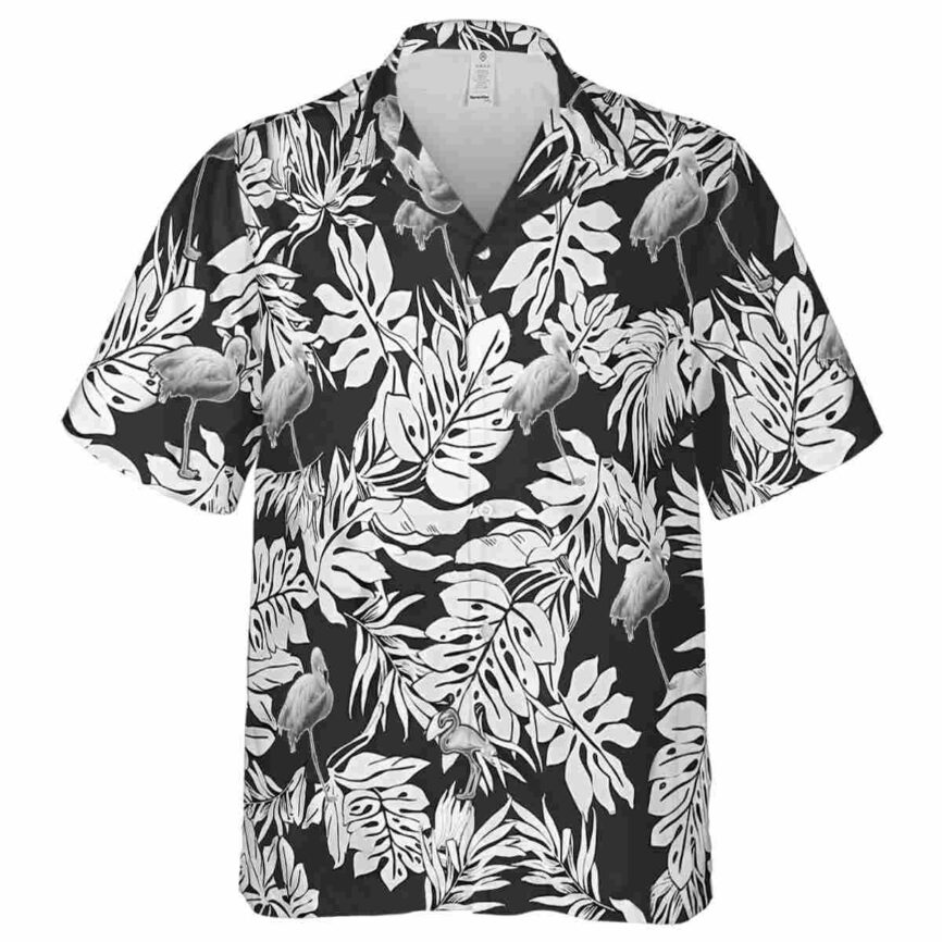 Flamingo Monstera Foliage Hawaiian Shirt Fashion forward
