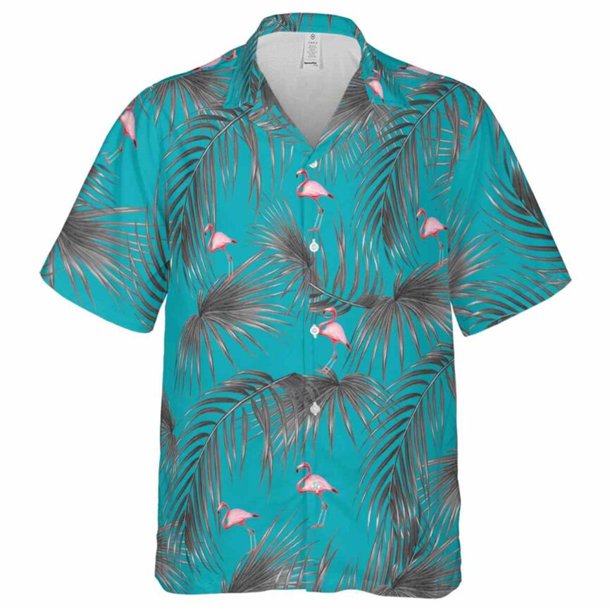 Flamingo Palm Frond Hawaiian Shirt Fashion forward