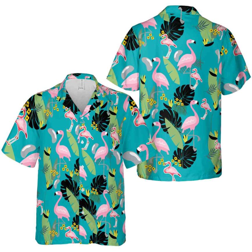 Flamingo Pink Flamingo Hawaiian Shirt Premium grade