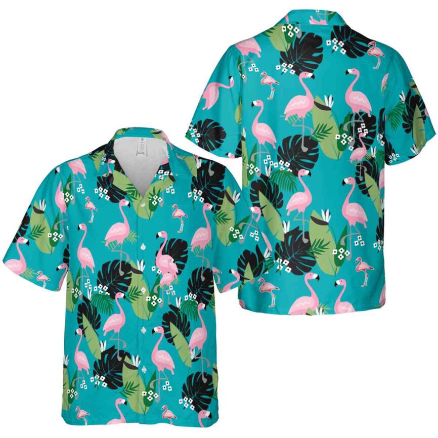 Flamingo Tropical Flamingo Hawaiian Shirt Premium grade