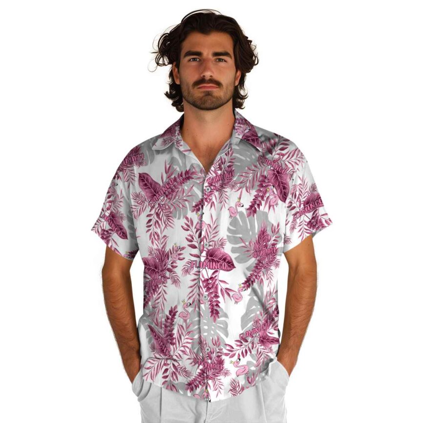 Flamingo Tropical Fronds Hawaiian Shirt New Arrival