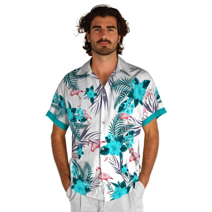 Flamingo US Flag Floral Hawaiian Shirt New Arrival