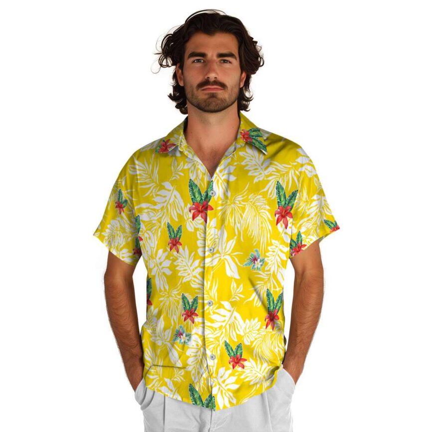 Floral Bold Foliage Hawaiian Shirt New Arrival